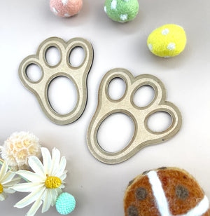 Easter Bunny Footprints Stencil - Luma Light