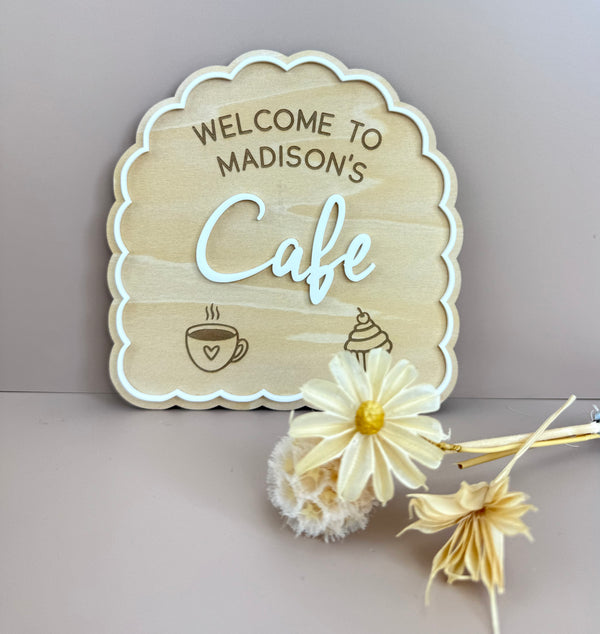 Custom Name Kids Cafe Sign - Luma Light