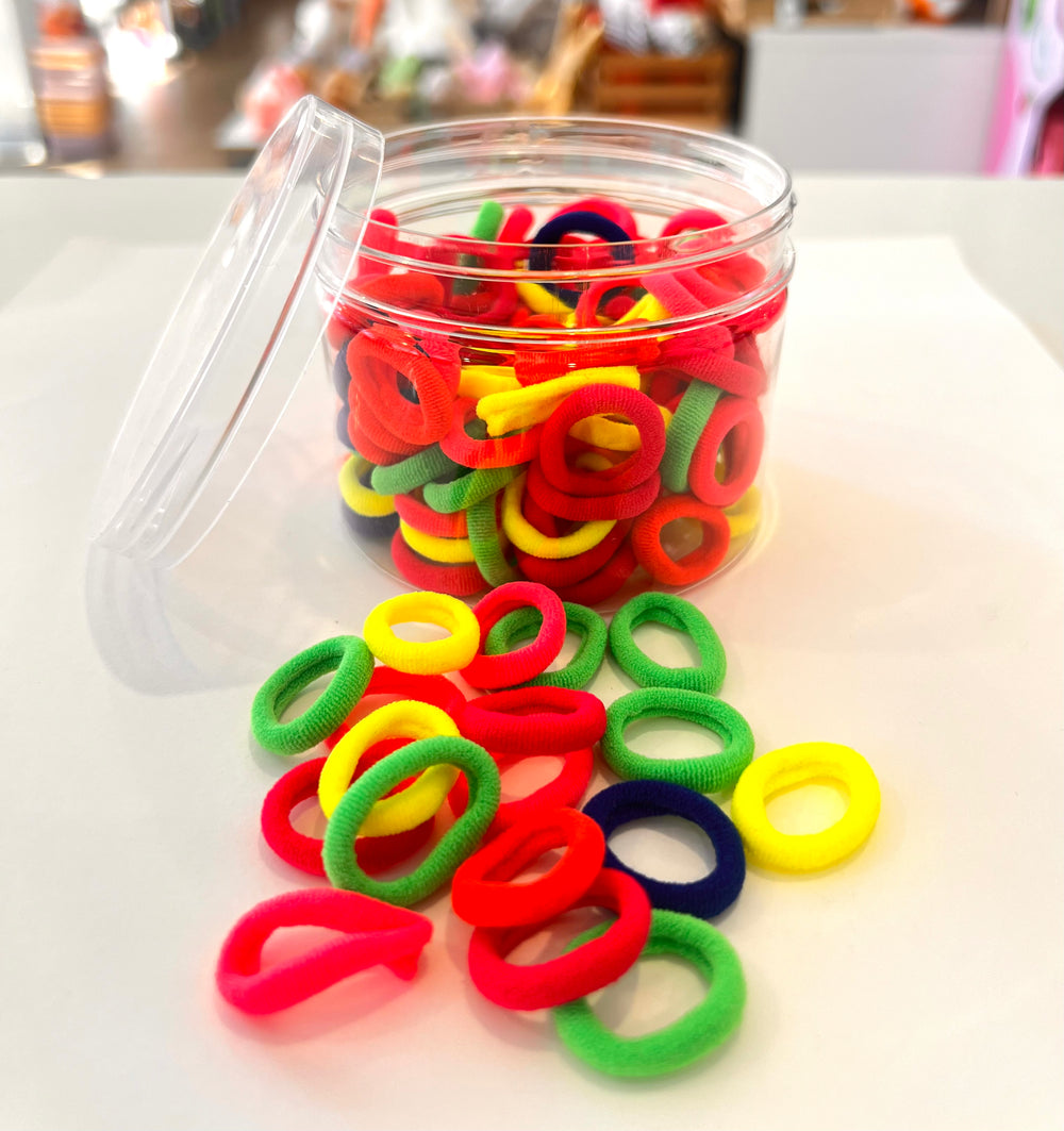 Small Seamless Hair Ties - Neon Brights - Peppa Penny