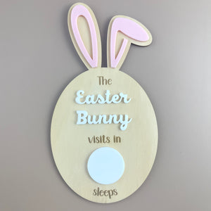 The Easter Bunny Visits In - Countdown Sign - Luma Light DISCOUNTED