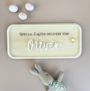 Custom Easter Crate Plaque- Simple - Luma Light