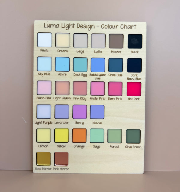 Custom Name Kids Cafe Sign - Luma Light