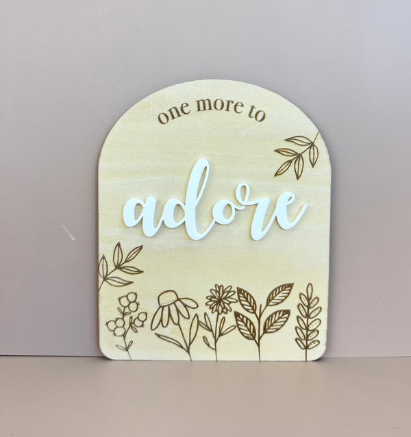 One more to Adore - Wildflower Acrylic - Luma Light