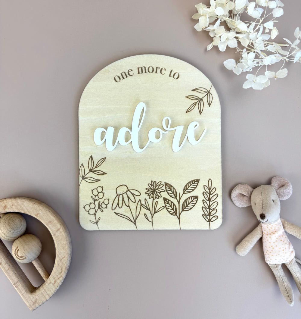 One more to Adore - Wildflower Acrylic - Luma Light