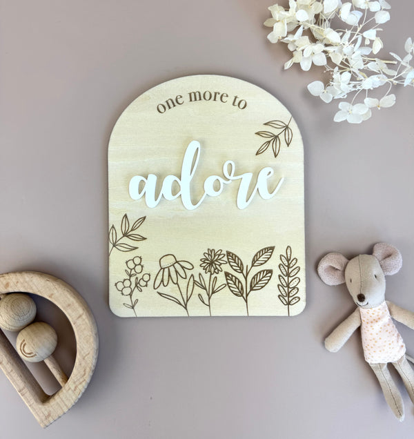 One more to Adore - Wildflower Acrylic - Luma Light