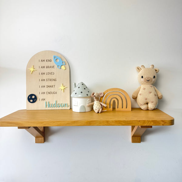 Custom Space Affirmation Sign - Luma Light