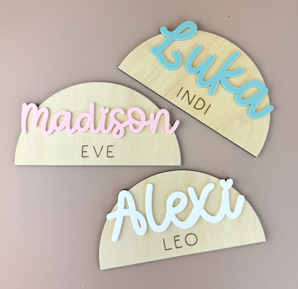 Arch Custom Name Door Sign - Luma Light