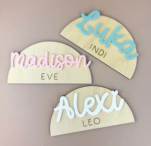 Arch Custom Name Door Sign - Luma Light
