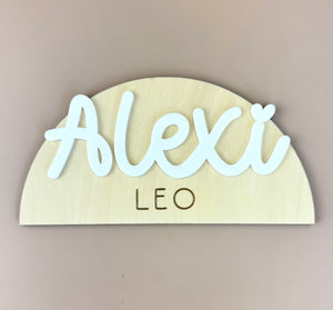 Arch Custom Name Door Sign - Luma Light