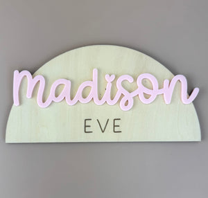 Arch Custom Name Door Sign - Luma Light