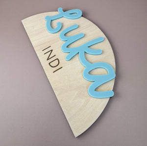Arch Custom Name Door Sign - Luma Light