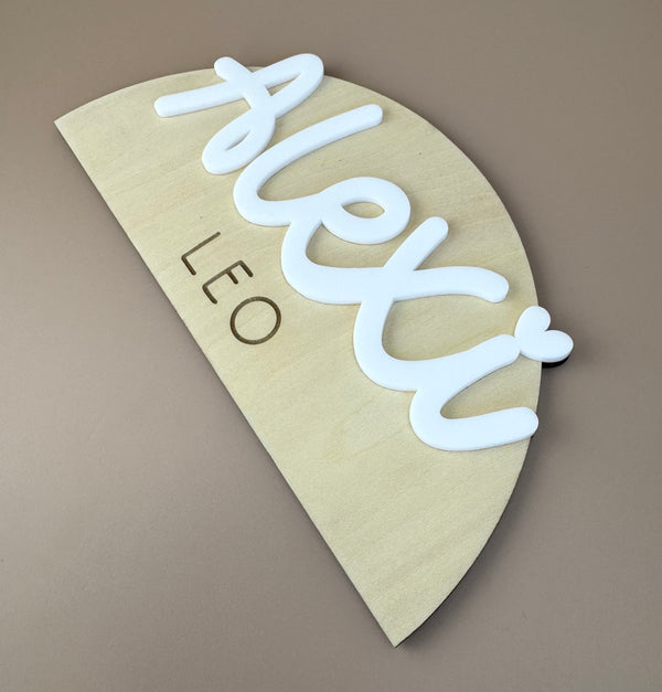 Arch Custom Name Door Sign - Luma Light