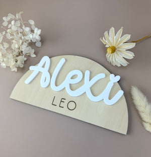 Arch Custom Name Door Sign - Luma Light