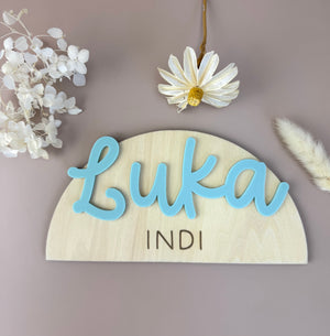 Arch Custom Name Door Sign - Luma Light