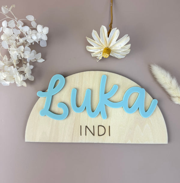 Arch Custom Name Door Sign - Luma Light