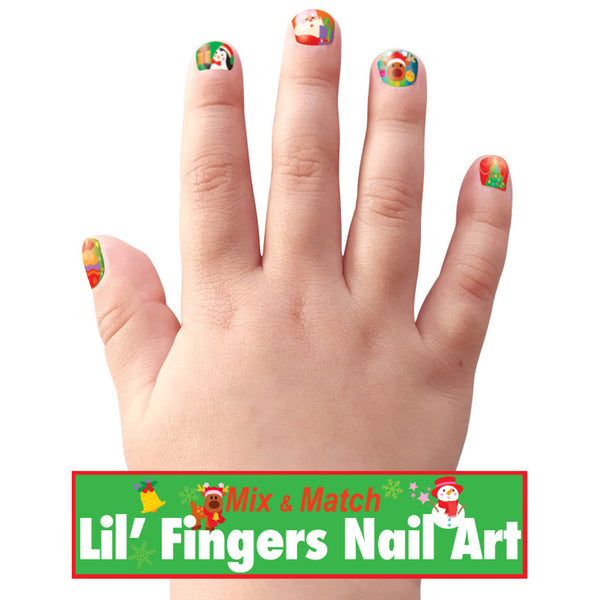 Lil Fingers Nail Art Holly Jolly - Girl Nation