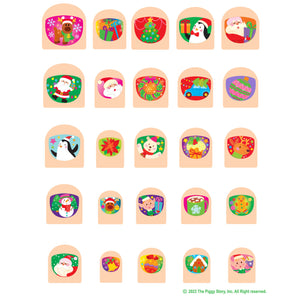 Lil Fingers Nail Art Holly Jolly - Girl Nation