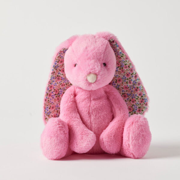 Floral Sherbet Pink Bunny Medium - Jiggle & Giggle