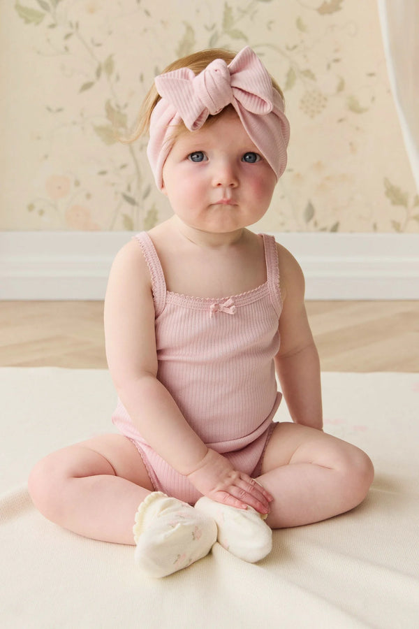 Organic Cotton Modal Singlet Bodysuit - Trinket - Jamie Kay