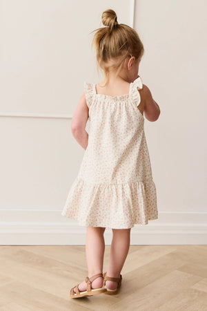 Organic Cotton Nelly Dress - Posy Garden Pink - Jamie Kay