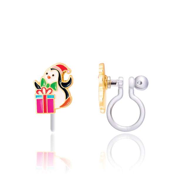 Clip On Earrings - Penguin Surprise -Girl Nation