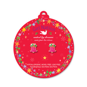 Jingle Bell Delight Stud Earrings - Girl Nation