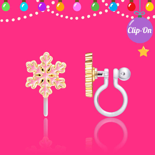 Clip On Earrings - Snowflake Magic -Girl Nation