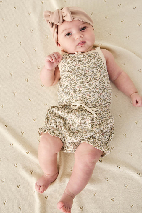 Cotton Frill Bloomer - Ariella Eggnog - Fayette Collection - Jamie Kay