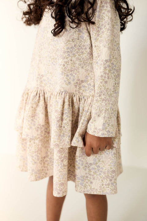 Fayette Dress - April Floral Mauve - Fayette Collection - Jamie Kay