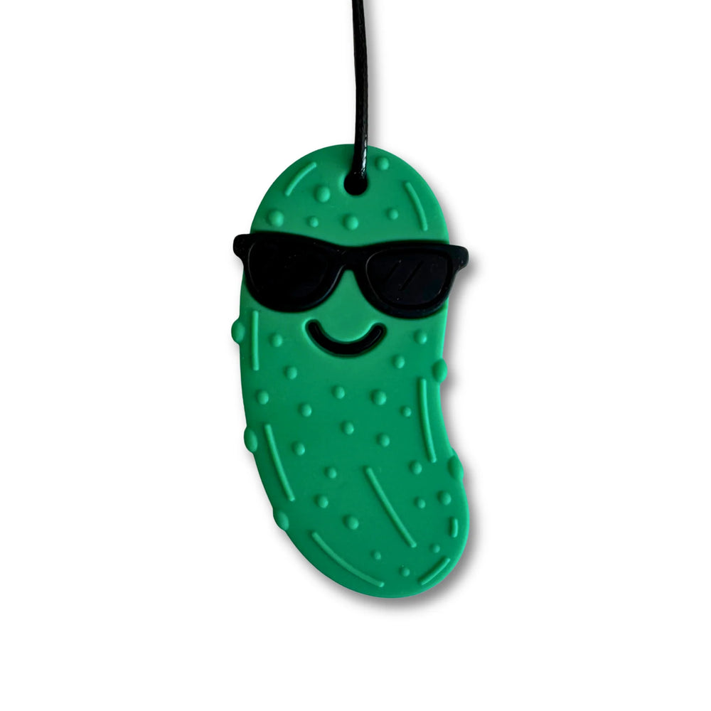 Pickle Chew Pendant - Your Positive Pickle - Chill Green - Jellystone