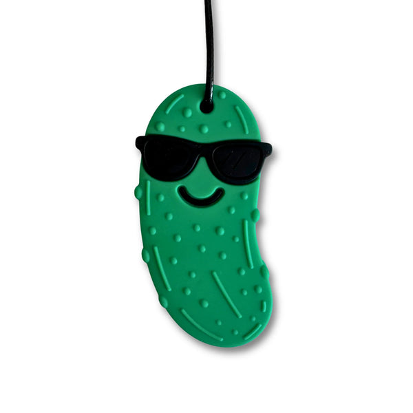 Pickle Chew Pendant - Your Positive Pickle - Chill Green - Jellystone