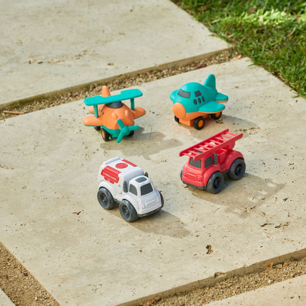 Bioplastic Car & Plane Set 3 - Jiggle & Giggle