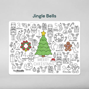 Jingle Bells Classic Colouring & Doodle Mat - Hey Doodle