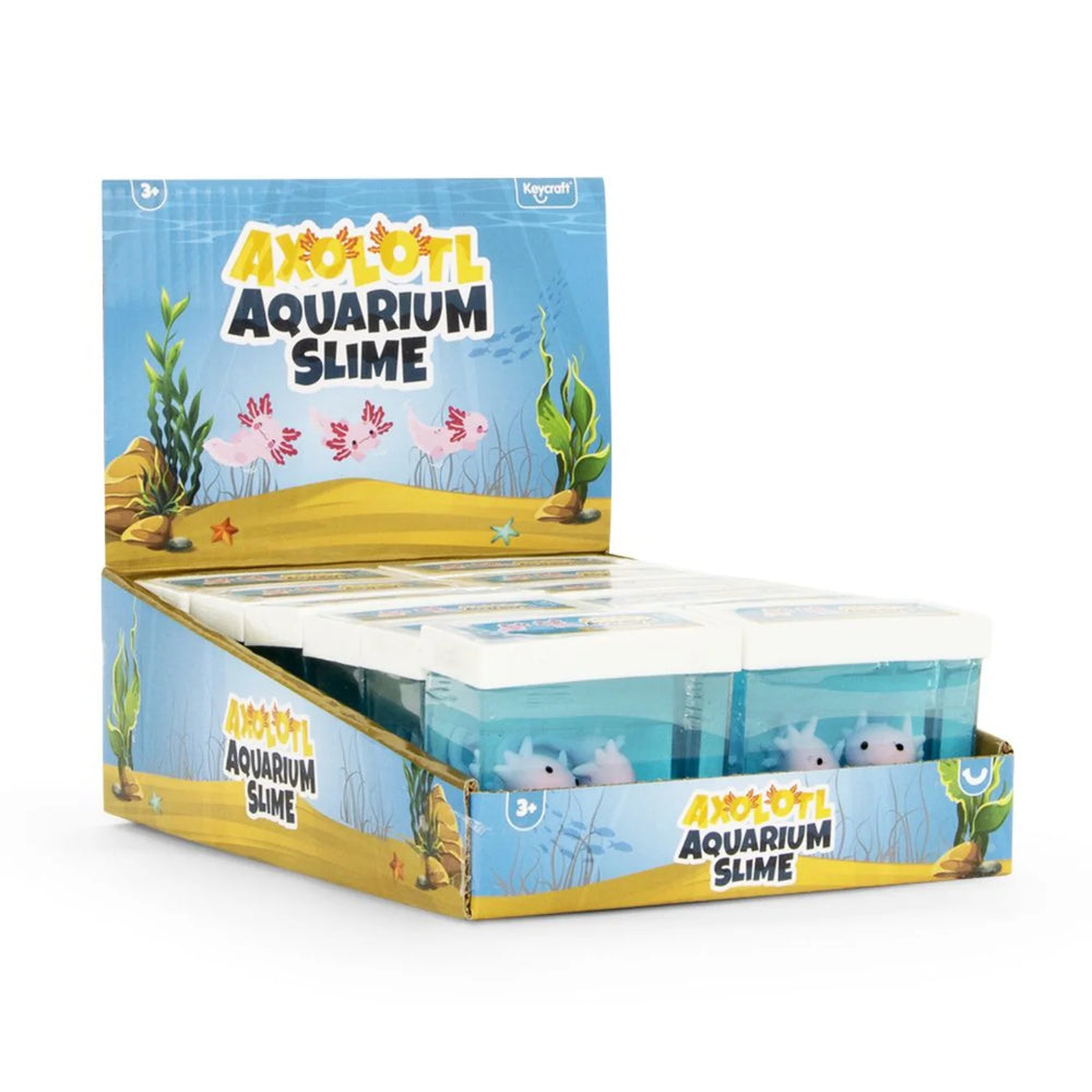 Mini Axolotl Aquarium Slime - Keycraft