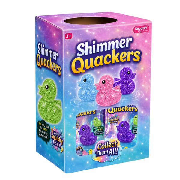 Shimmer Quackers Mystery Squish - Keycraft