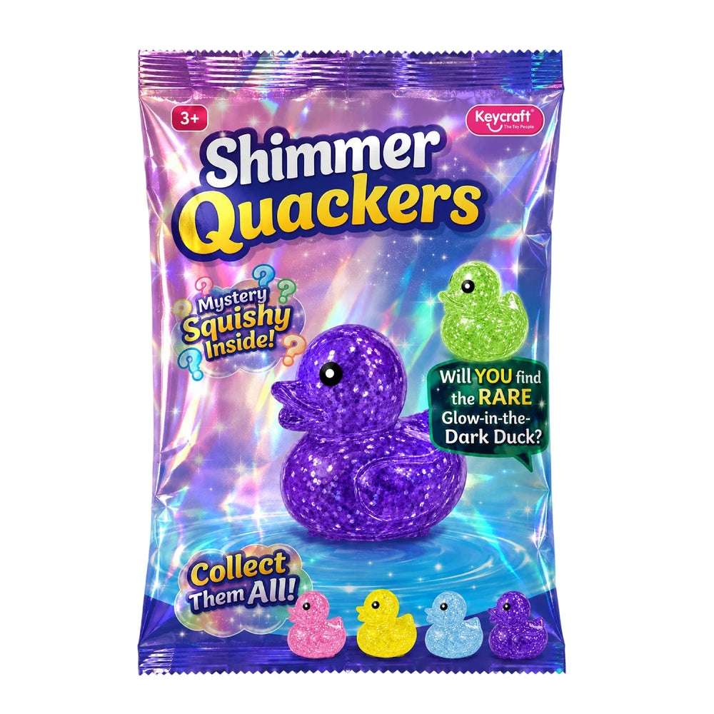 Shimmer Quackers Mystery Squish - Keycraft