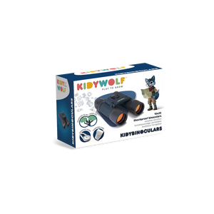 KidyBinoculars Antishock Binoculars - Blue - KidyWolf