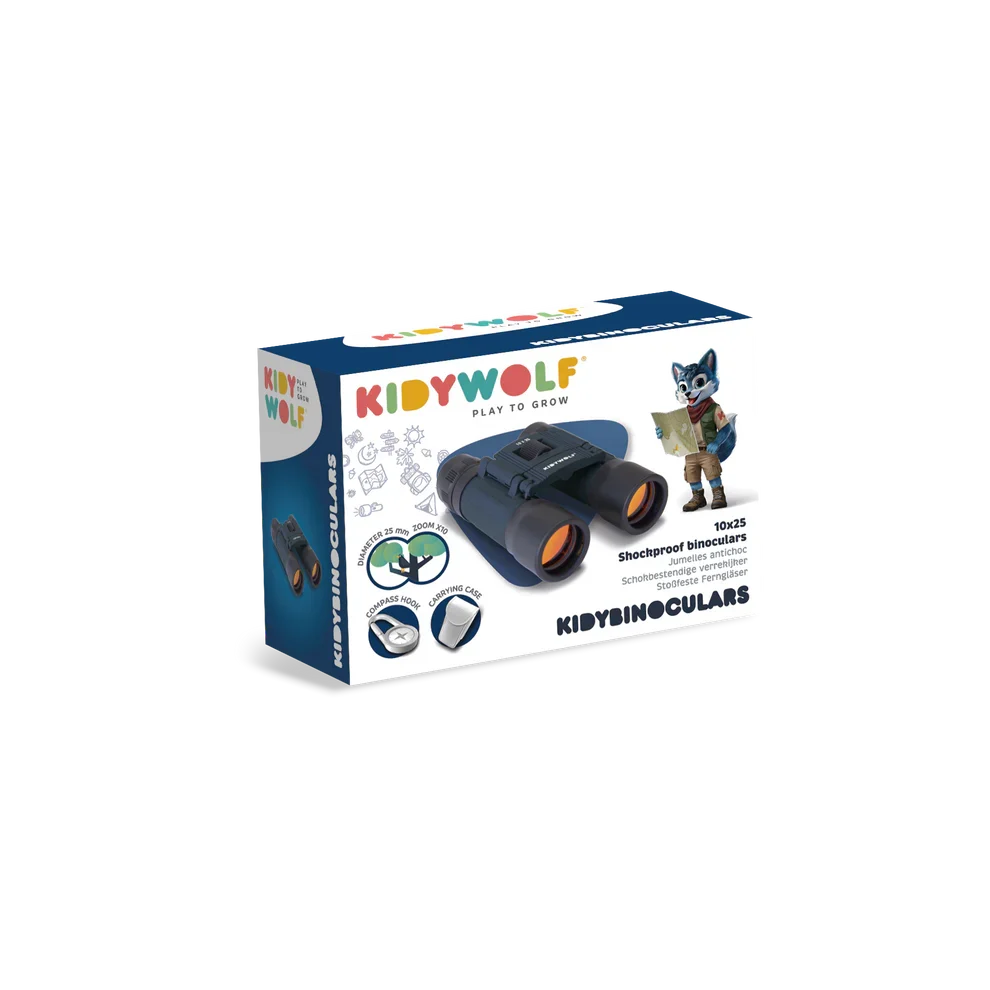 KidyBinoculars Antishock Binoculars - Green - KidyWolf