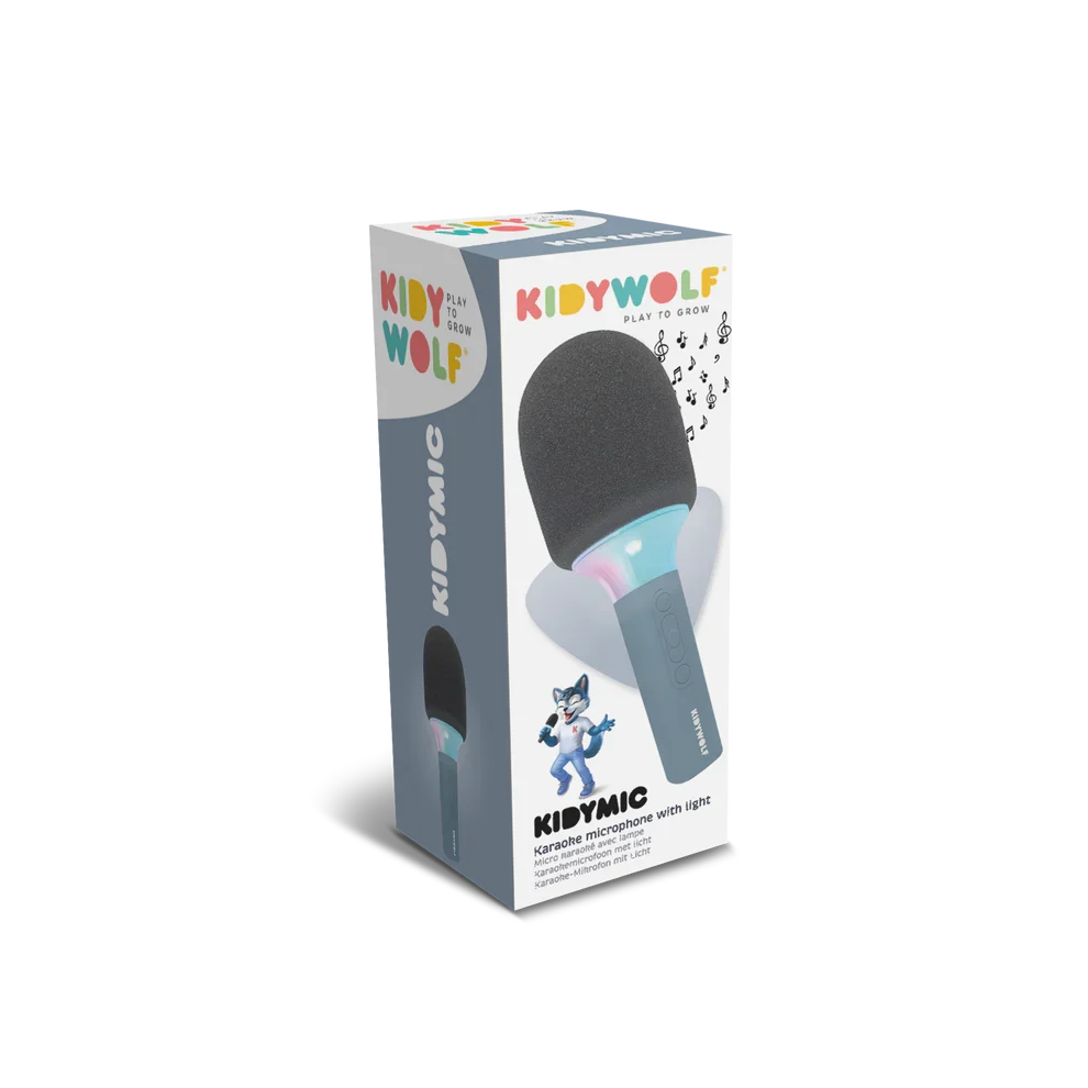 KidyMic Kareoke Microphone - Blue - KidyWolf