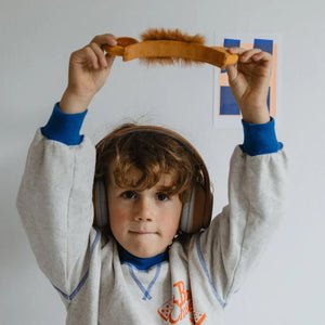 KidyEars Headphones - Lion - KidyWolf