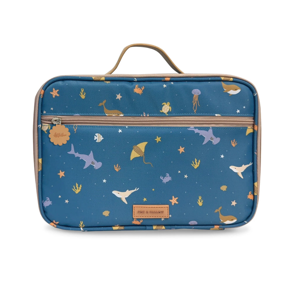 Ocean Creatures Marine Large Lunch Bag  - Fox & Fallow