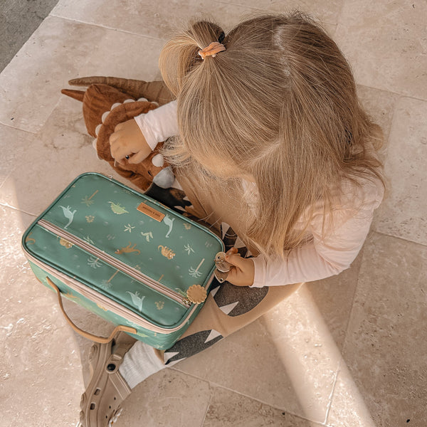 Dinos Large Lunch Bag - Fox & Fallow