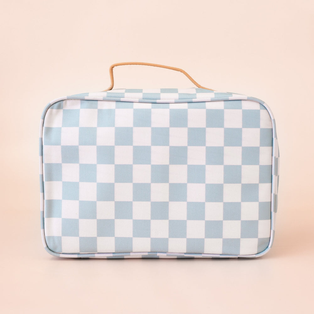 Sage Check Large Lunch Bag - Fox & Fallow