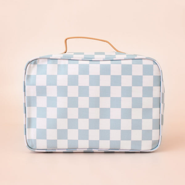 Sage Check Large Lunch Bag - Fox & Fallow