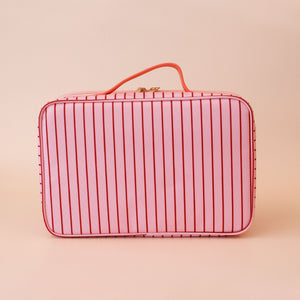 Strawberry Stripe Large Lunch Bag - Fox & Fallow