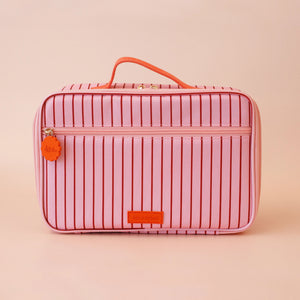 Strawberry Stripe Large Lunch Bag - Fox & Fallow