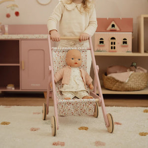 Doll Stroller - Pink - Little Dutch