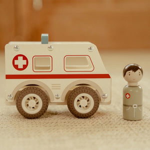 Wooden Ambulance - Little Dutch