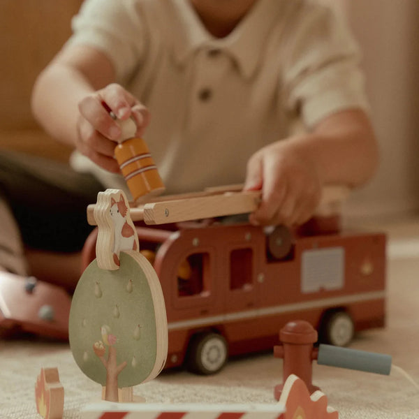 Fire Truck Set - Little Dutch