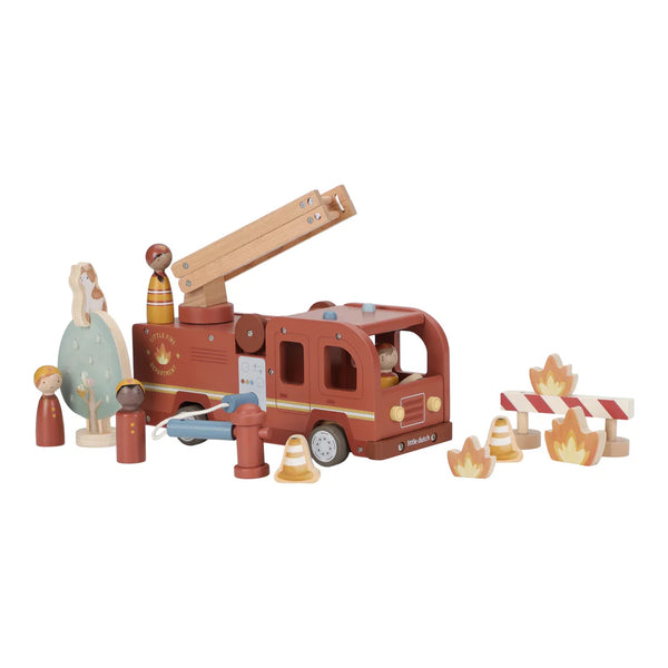 Fire Truck Set - Little Dutch